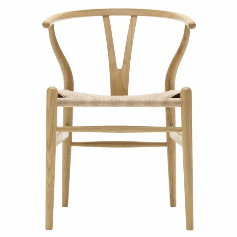 Discount Wishbone Stoel CH24 Eiken Eetkamerstoelen