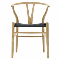 Discount Wishbone Stoel CH24 Eiken Eetkamerstoelen