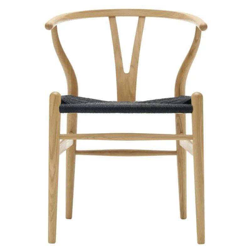 Discount Wishbone Stoel CH24 Eiken Eetkamerstoelen