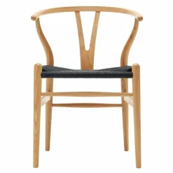 Discount Wishbone Stoel CH24 Eiken Eetkamerstoelen