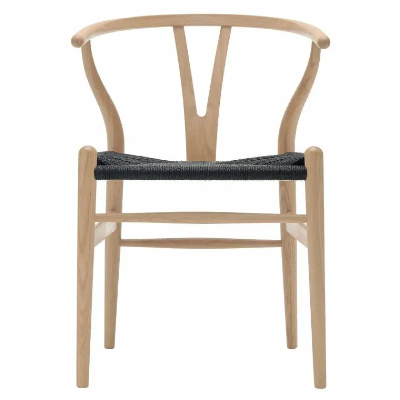 Discount Wishbone Stoel CH24 Eiken Eetkamerstoelen