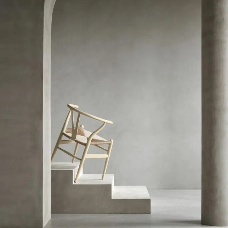Discount Wishbone Stoel CH24 Eiken Eetkamerstoelen