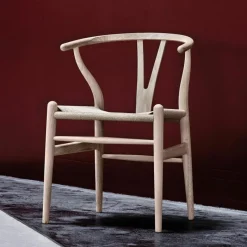 Discount Wishbone Stoel CH24 Eiken Eetkamerstoelen