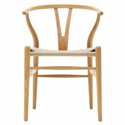 Discount Wishbone Stoel CH24 Eiken Eetkamerstoelen
