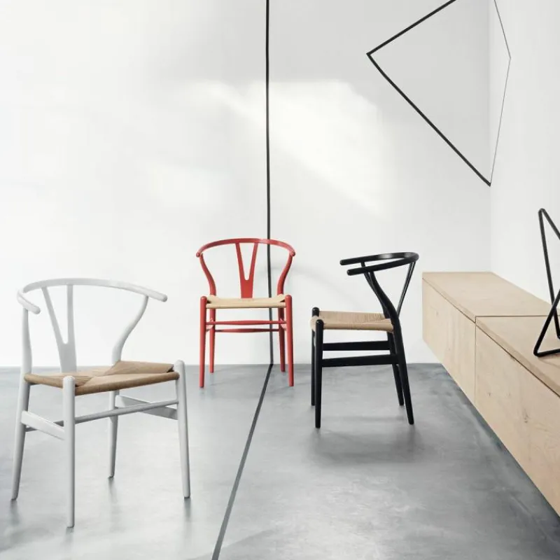 Best Wishbone Stoel CH24 Gekleurd / Naturel Eetkamerstoelen