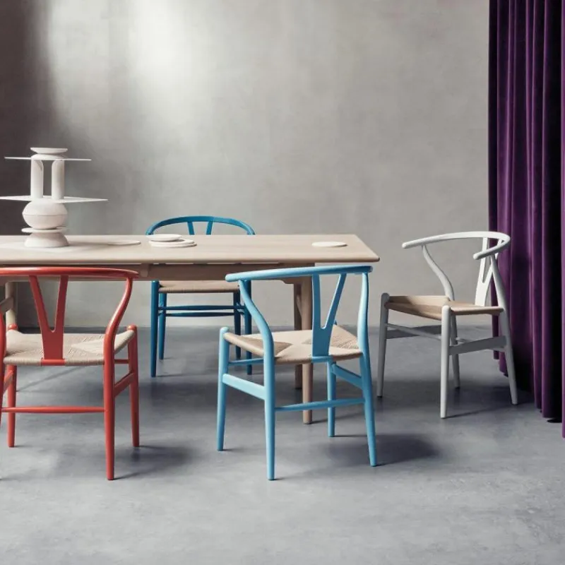 Best Wishbone Stoel CH24 Gekleurd / Naturel Eetkamerstoelen