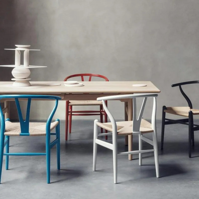 Best Wishbone Stoel CH24 Gekleurd / Naturel Eetkamerstoelen