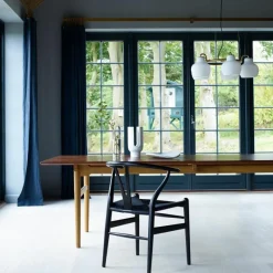 Clearance Wishbone Stoel CH24 Gekleurd / Zwart Eetkamerstoelen