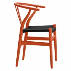 Clearance Wishbone Stoel CH24 Gekleurd / Zwart Eetkamerstoelen