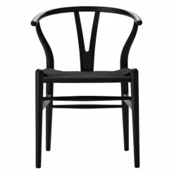 Clearance Wishbone Stoel CH24 Gekleurd / Zwart Eetkamerstoelen