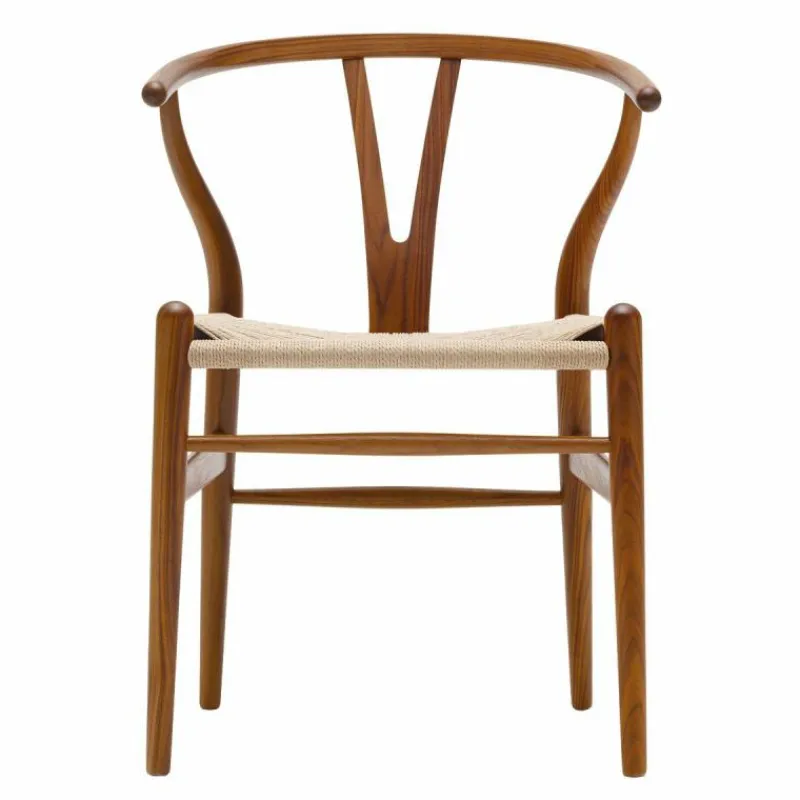 Discount Wishbone Stoel CH24 Noten Eetkamerstoelen
