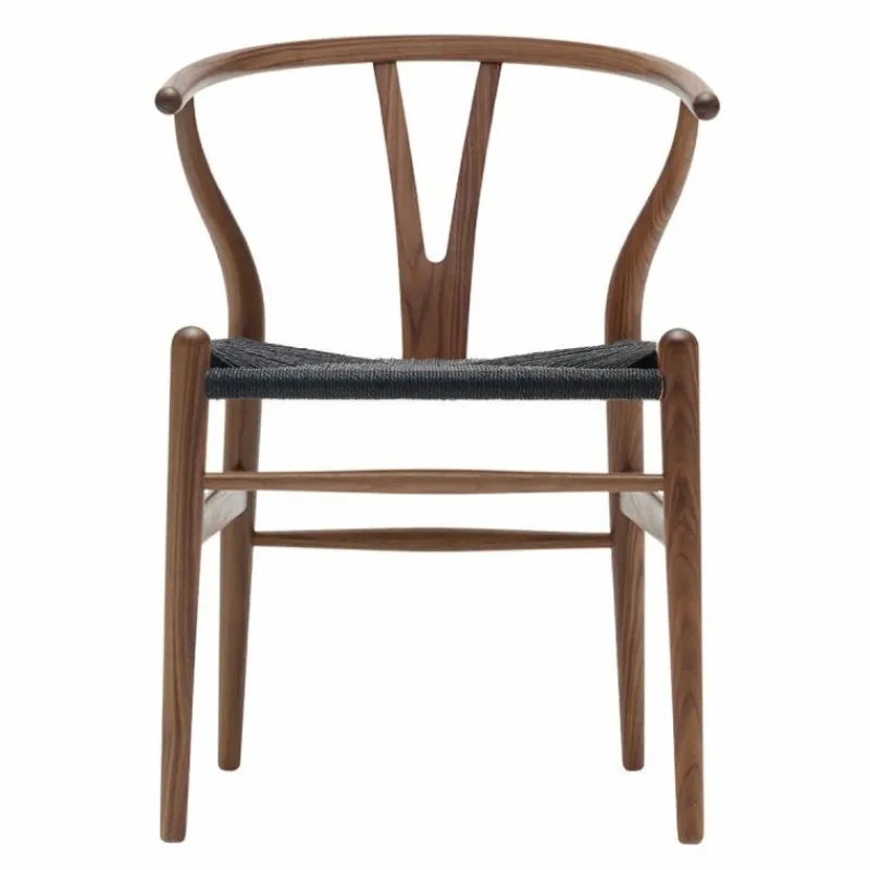 Discount Wishbone Stoel CH24 Noten Eetkamerstoelen