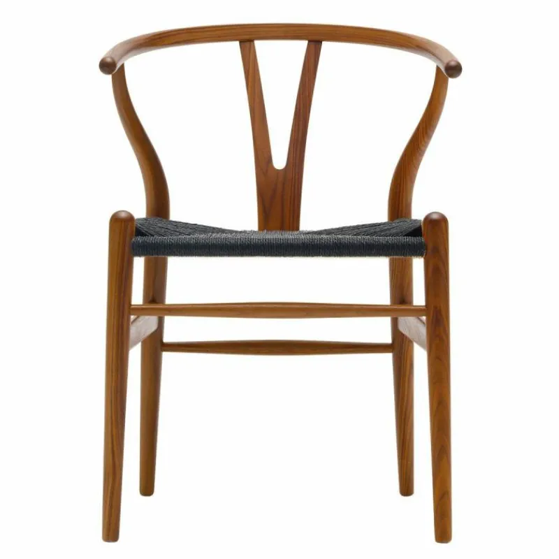 Discount Wishbone Stoel CH24 Noten Eetkamerstoelen