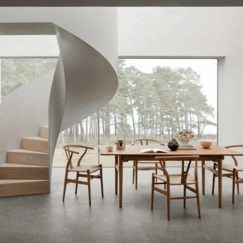 Outlet Wishbone Stoel CH24 Teak Eetkamerstoelen