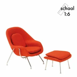 Outlet Womb Chair & Ottoman Miniatuur Collector S Items